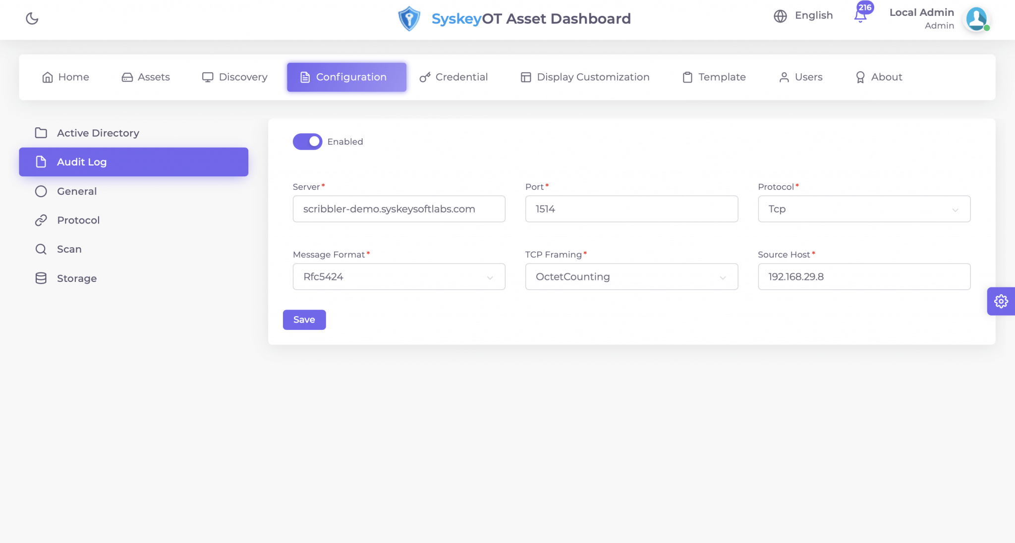 Audit Trials & SSO Authentication